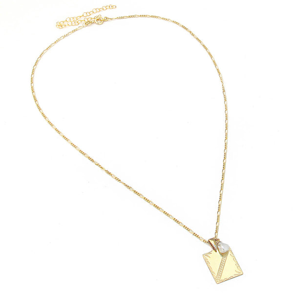Clio Pearl Necklace - Gold Plated | Karni Craft