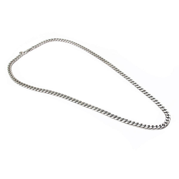 Classic Link Chain Necklace - Men - Silver Plated