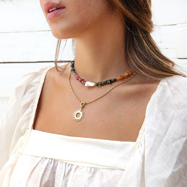 Sun Necklaces Stack