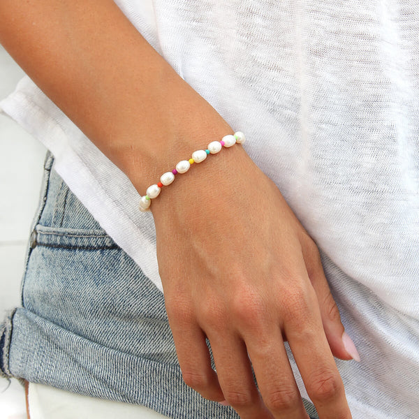Perlinim Bracelet - Pearls & Sterling Silver