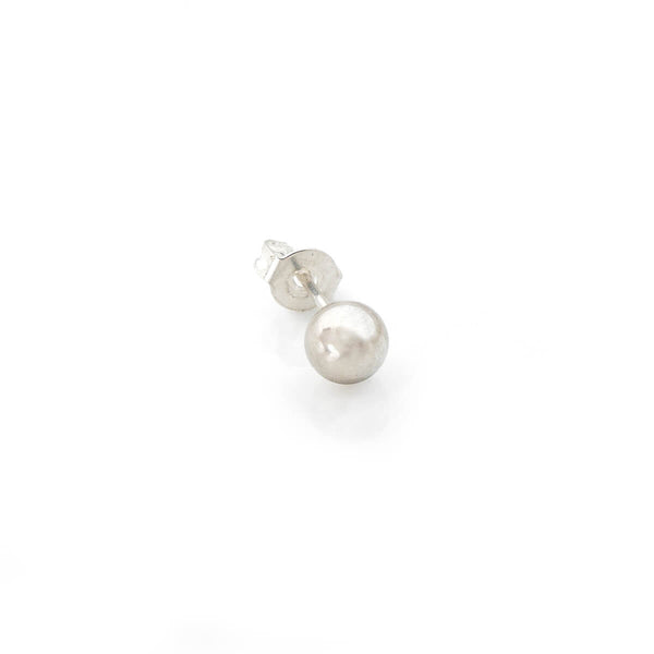 Ball Stud Earrings - Sterling Silver