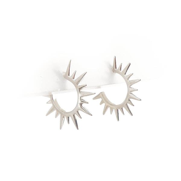 Sun Earrings - Sterling Silver