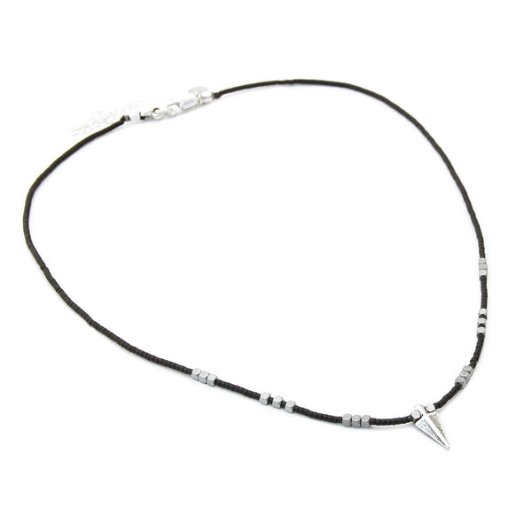 Rocky Necklace - Special Edition - Black & Silver Plated