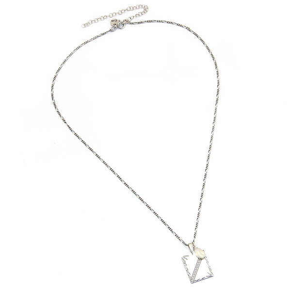 Clio Pearl Necklace - Sterling Silver
