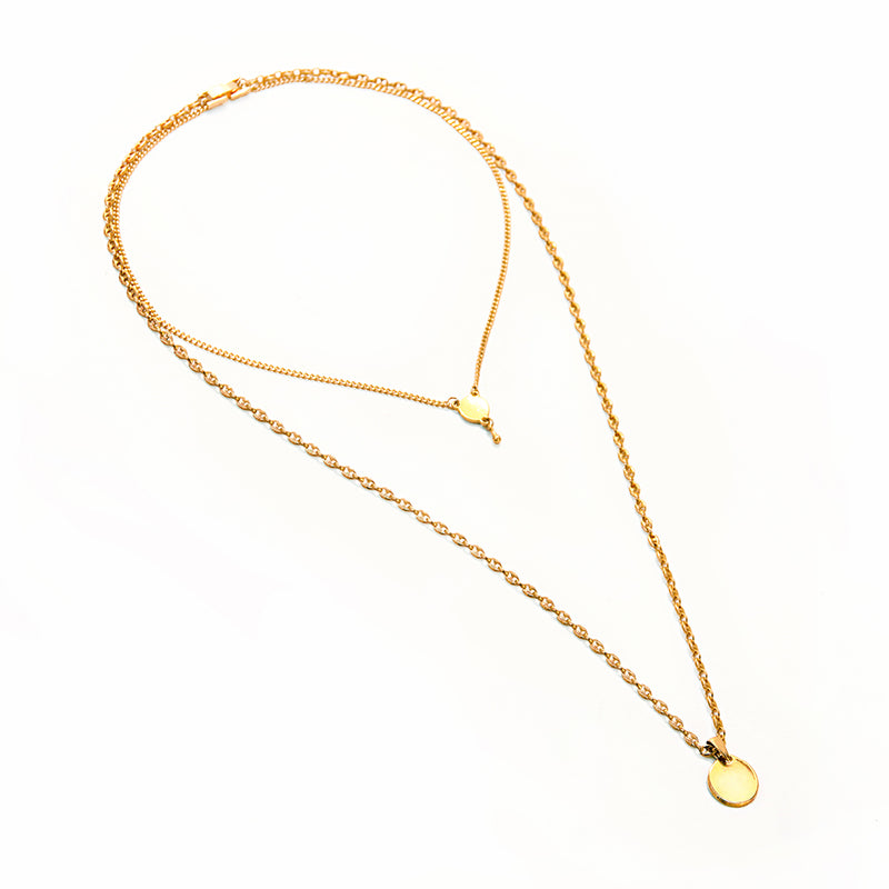 Classic Gold Necklaces Stack