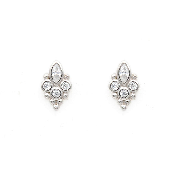 Tikka Zircons earrings - Sterling Silver