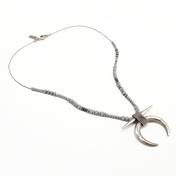 Zina Necklace (short) - Silver Plated